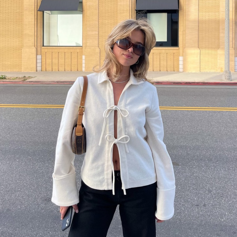 Djerf Avenue Occasion Top - Cream